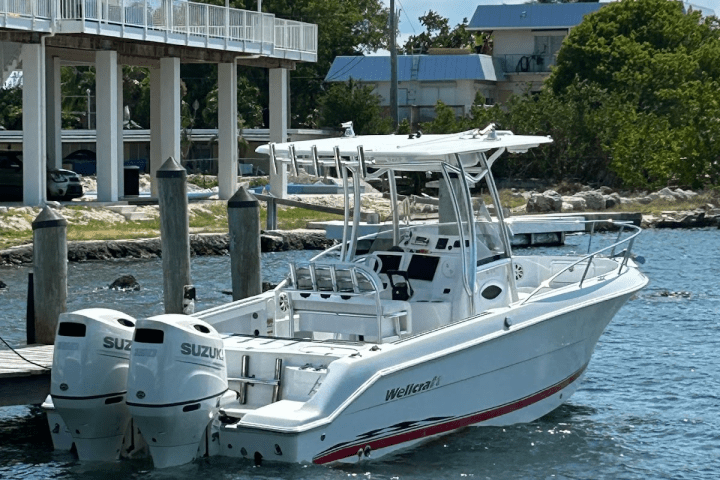 a large boat in the water